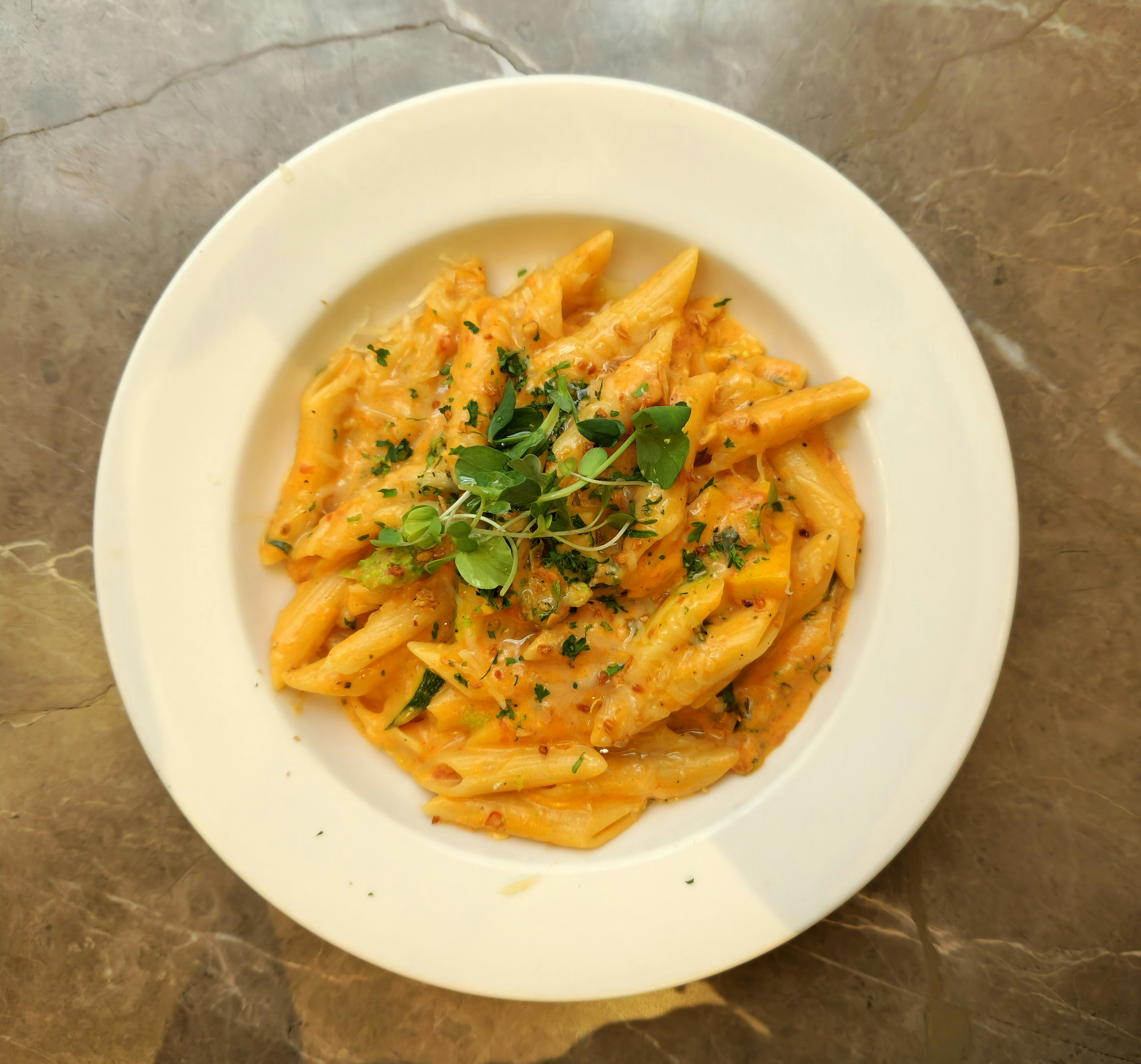 Penne mit Käsesauce
